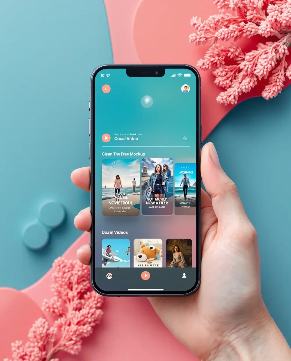 九一视频 APP 界面预览